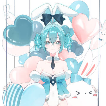 白バニーミク