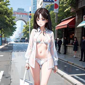 [A girl] has exhibitionism