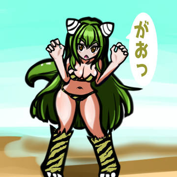 水辺のドラゴン