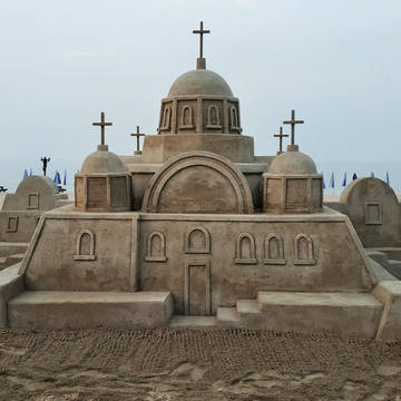 Santorini Sand Castle