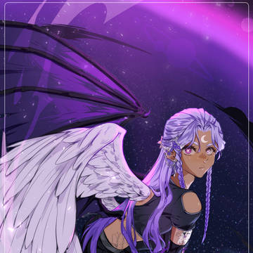Cosmic Fallen Angel