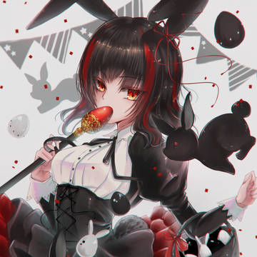 Black Rabbit Easter