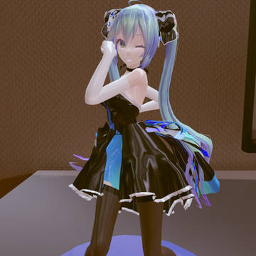 Miku 手办渲染