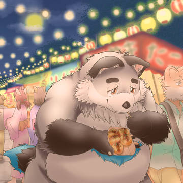 富嶽さん in お祭り