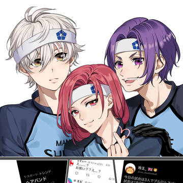 イングランド組とヘアバン