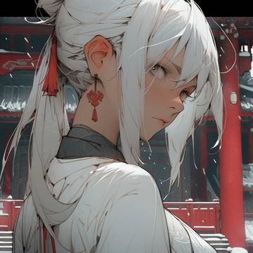 Red in snow