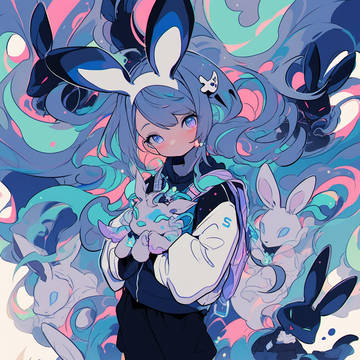 うさぎの女の子