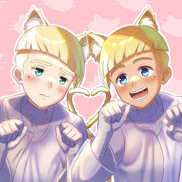 猫耳似合うよ双子ちゃん