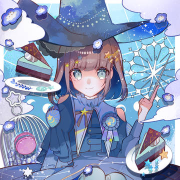 青のスイーツ魔法！