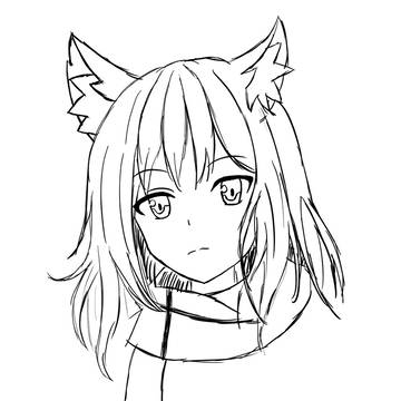 模写:砂狼シロコ