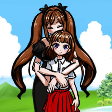 ラージュ姉妹ハグ