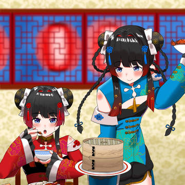 美兎チャイナ可愛い！！