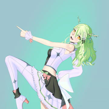 Fauna in her idol outfit