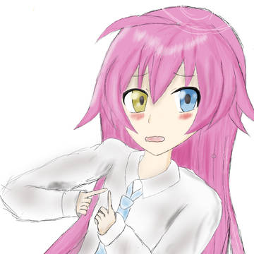 照れるホシノ