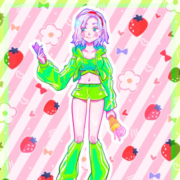 スポーティーな女の子