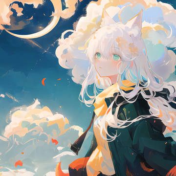 长空，青色与幻想