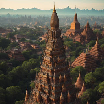 Myanmar Pagoda !!by my Ai art