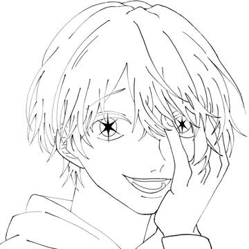 星野アクア（アクアマリン）　線画