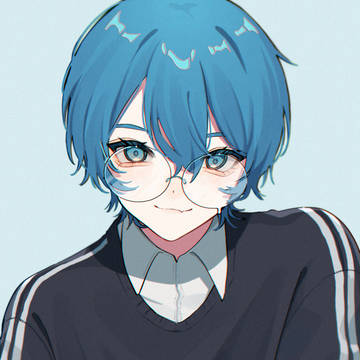 青髪ウルフ