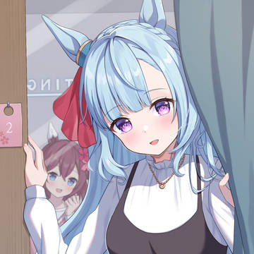 かわいい服を着てくれるメジロアルダン