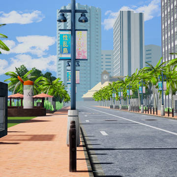 あの道（3DCG）