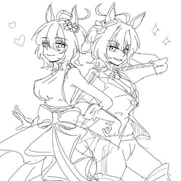 ほぼタキ&ソ●シちゃんイメージ娘
