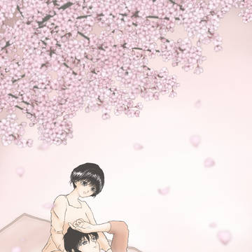 桜の木の下
