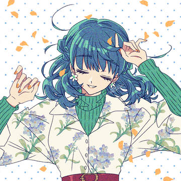 衣服も花咲く