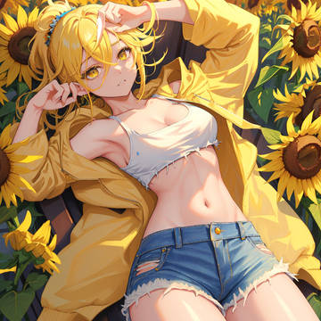 黄色髪のヒカリちゃん