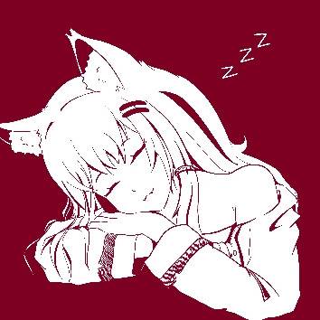 睡着的猫柚