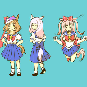 制服の元ネタはセラムンだからありがたく吸おう。。