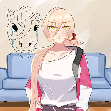 ウマ娘のアニメを泣きながら正座で見るおニュイ