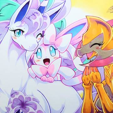 お絵描き色々詰め合わせ45 (ニンフィア)