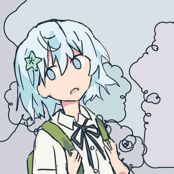 リュックを背負う学生