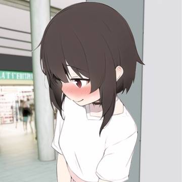 デート待ち合わせ中のめぐみん