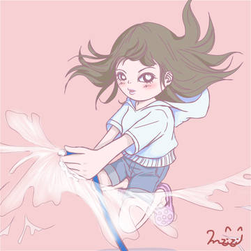 オンナの子イラスト