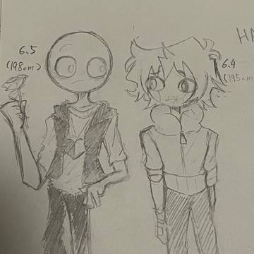 最初だけ身長比べ(?)