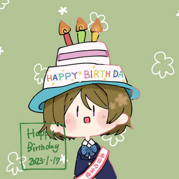 花陽誕と途中で力尽きたらくがき