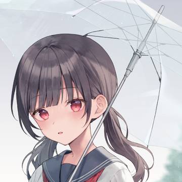 彼女と目が合う瞬間☔