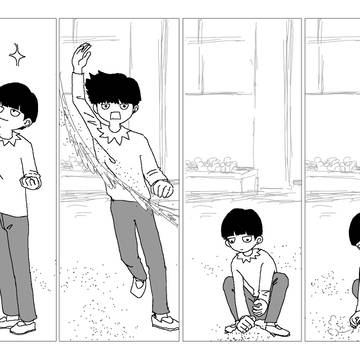 モブサイコ100師弟4コマ