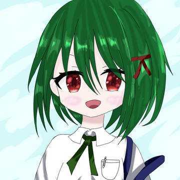 比較的うまく描けたうちの子（当社比）
