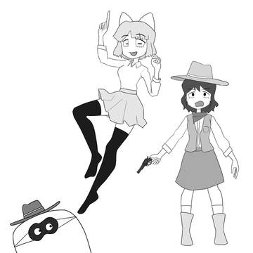西部劇風
