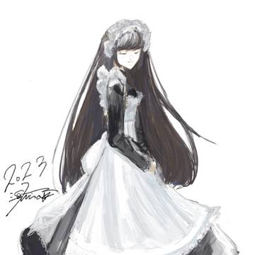 初描き