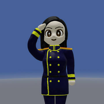 【ねんど風味なSDキャラ画像】ミラナさん【なろう小説設定画】