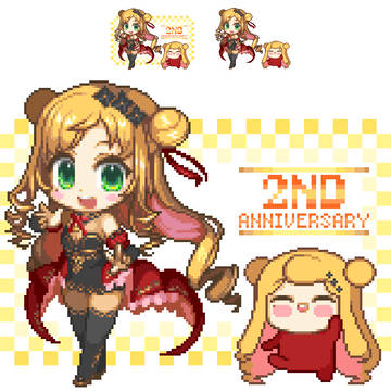 2周年おめでとうセフィナちゃん