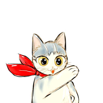 ネコちゃん、仮面ライダーのマネ