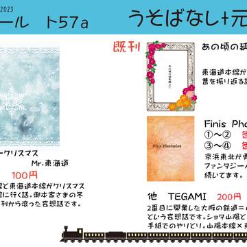 5/3【青の日報GW2023】　お品書き