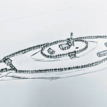 堀川城想像図