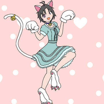 まこまこしろねこ