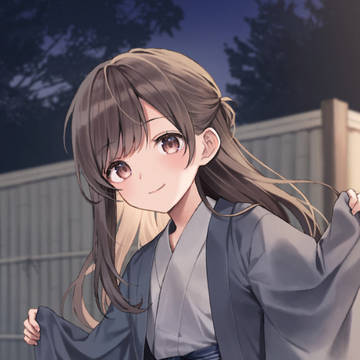 「浴衣、似合うかな……？」